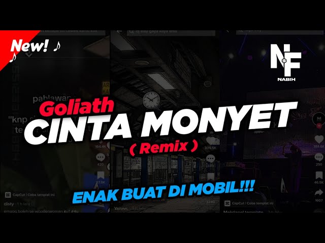 DJ CINTA MONYET - GOLIATH VIRAL TIKTOK !!! Aku Suka Dia Sama Dia Juga Suka ( Nabih Fvnky ) class=