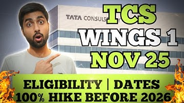 100% HIKE TCS Wings 1 Nov 2025 Dates Eligibility 😱 Ninja Digital