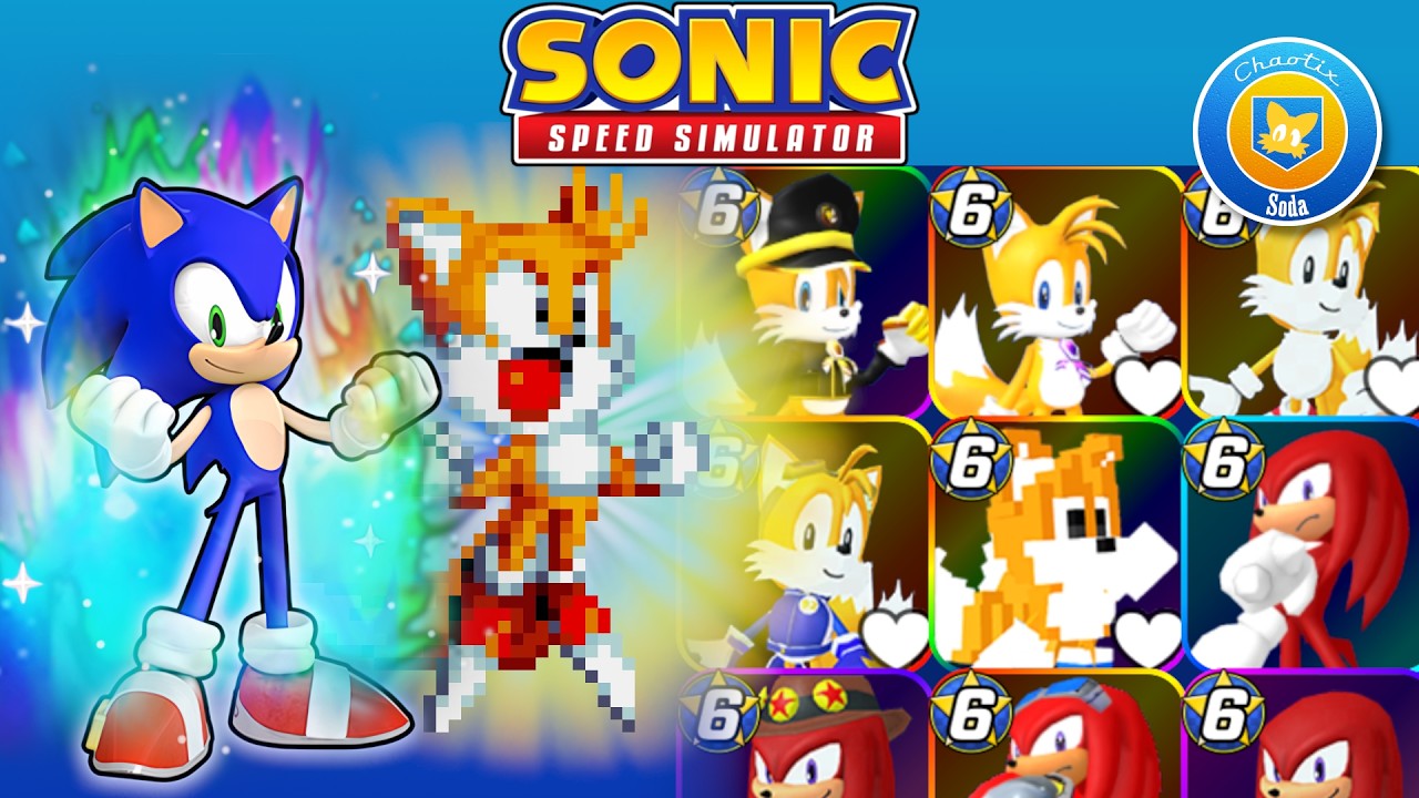 Sonic Sim I Maxed Out EVERY Character in Sonic Speed Simulator! - YouTube