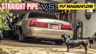 STRAIGHT PIPE VS MAGNAFLOW Mercury Grand Marquis