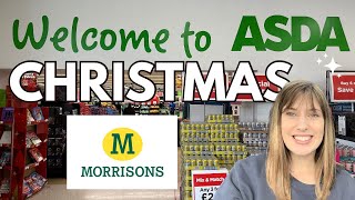 ASDA & MORRISONS CHRISTMAS🎄Come shop with me Christmas Home, Clothes and Food 2023 [HD]