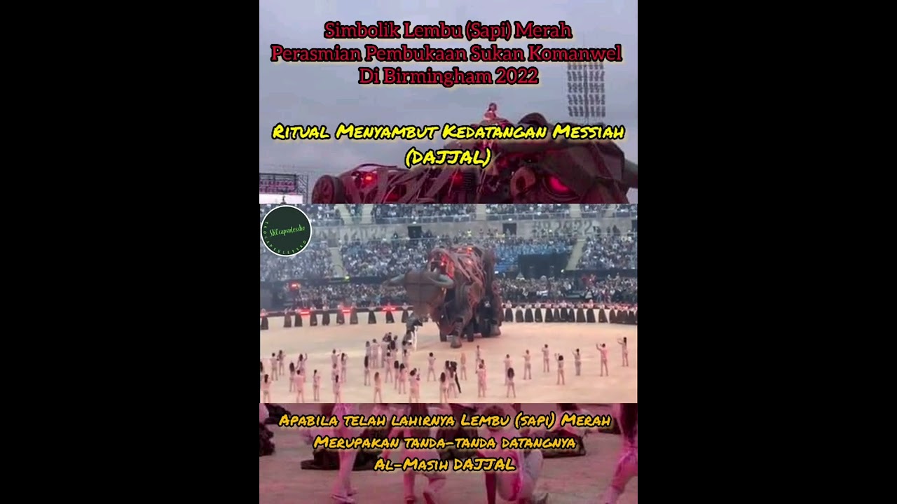 Ritual Simbolik Lembu (Sapi) Merah Sukan Komanwel Birmingham 2022 #ritual_lembumerah #sapimerah