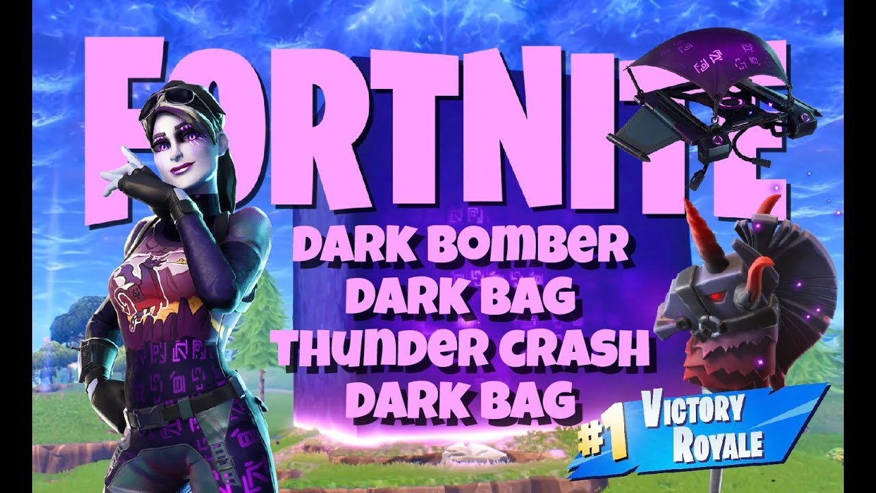 Fortnite: Dark Bomber / Dark Bag / Thunder Crash / Dark Glyph Victory Royale!