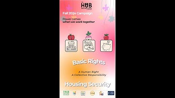 Housing Security: 2024 Basic Needs A Human Right, Collective Responsibility Educational Campaign