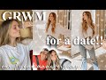 GRWM FOR A DATE WITH MY FIANCÉ! || our 1 year dating anniversary! *chit-chat*🤍