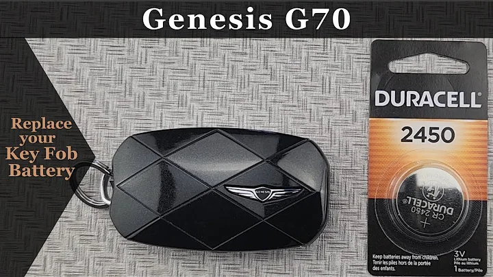 How to DIY Replace or Change a 2024-2025 Genesis G70 Key Remote Fob Battery