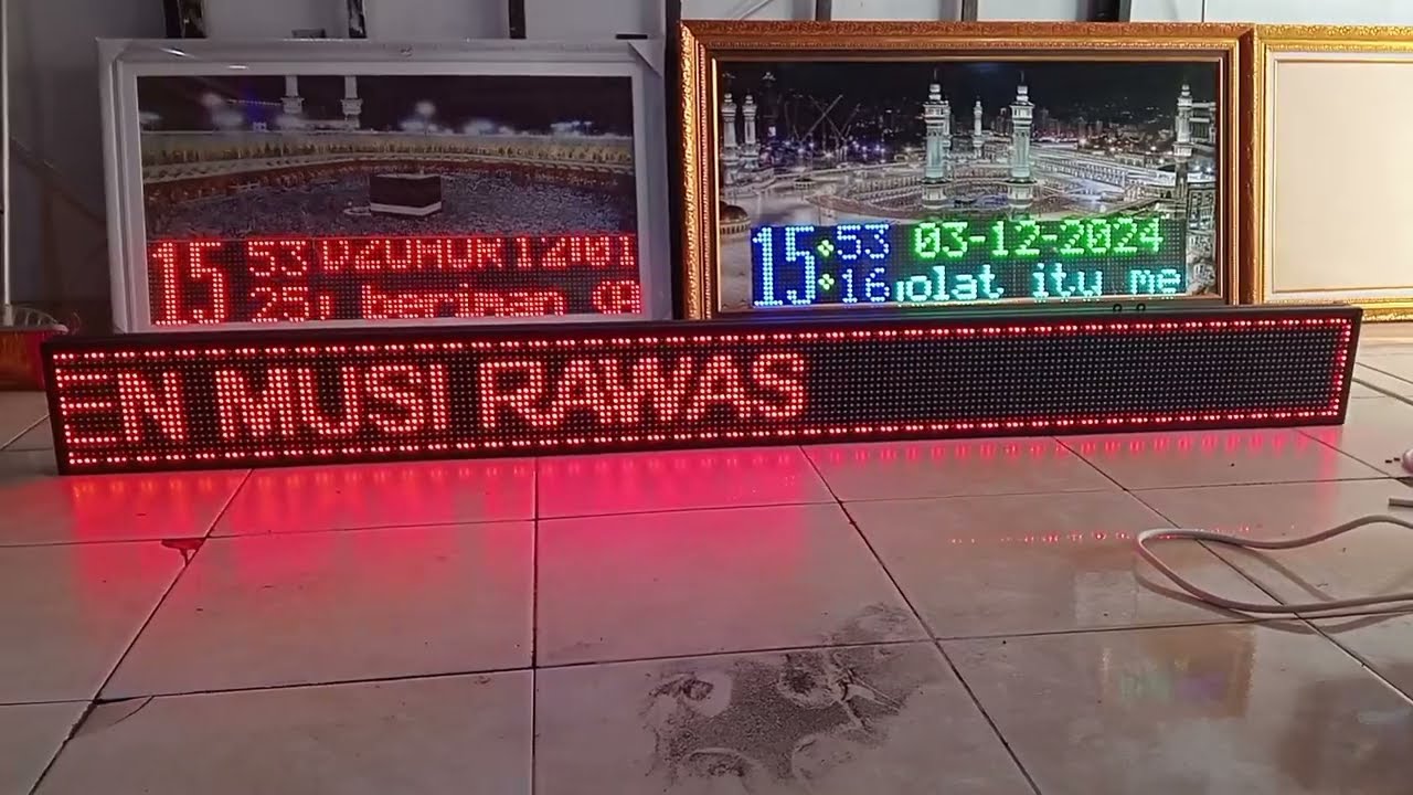 Running text 1x6 panel p10 single color