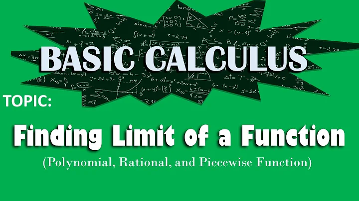 FINDING LIMIT OF A FUNCTION (Polynomial, Rational, and Piecewise Function)