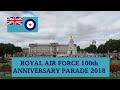 British Royal Air Force 100th Anniversary march At Buckingham Palace 2018