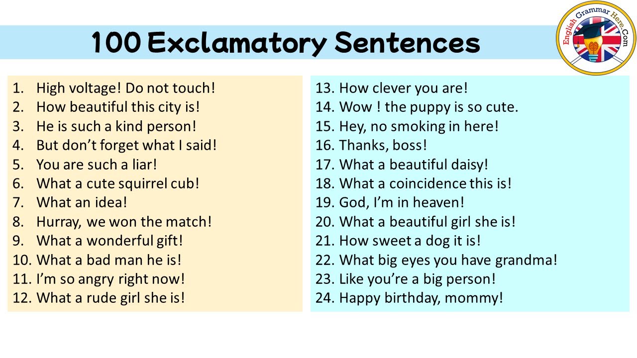 100-exclamatory-sentences-examples-youtube