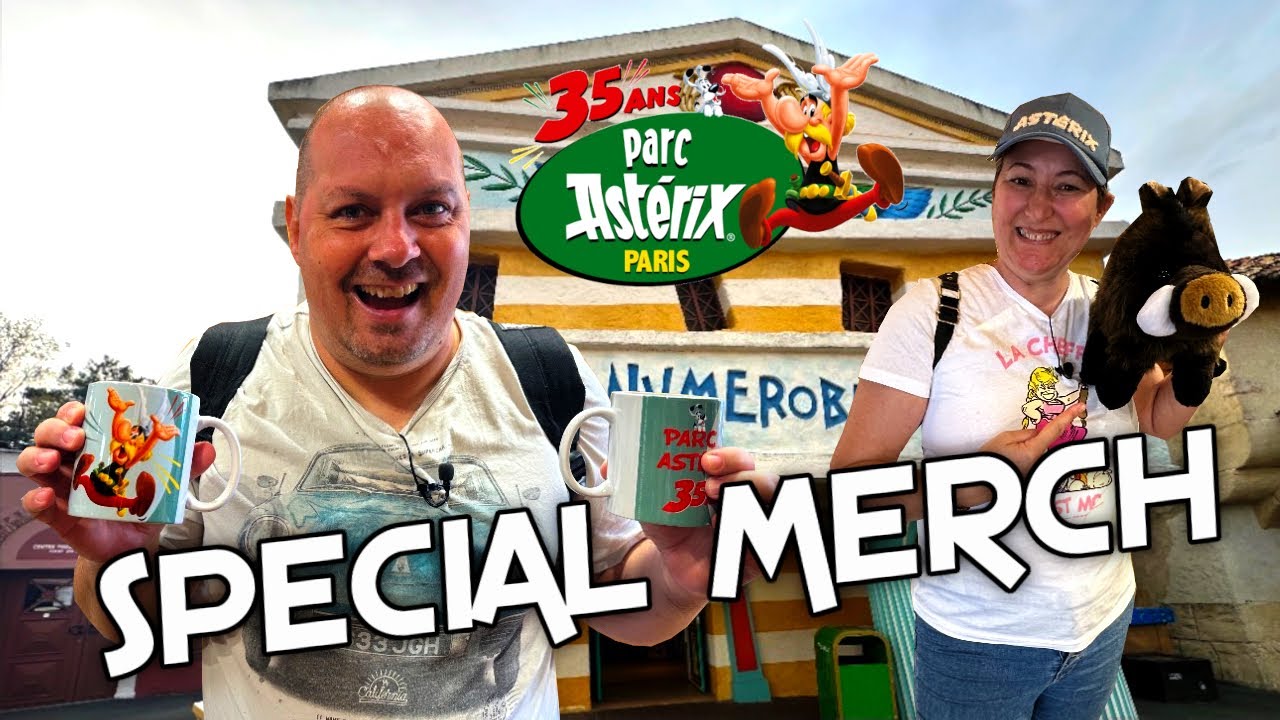 ON DECOUVRE LE NOUVEAU MERCHANDISING DANS LES BOUTIQUES AU PARC ASTERIX