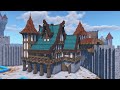 Let&#39;s build a Medieval City | Episode 6: Building a Tavern | Minecraft Timelapse