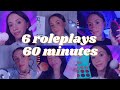 Asmr  6 roleplays in 60 minutes