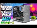 This budget pc is incredible we built the best lowcost aaa gaming 4k emu pc