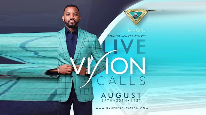 🚀 INTRO TO NVISIONU PRESENTER: DAVID IMONITIE 29 AUG 22 CALL 3