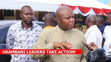 KIMEUMANA! Finally Ukambani leaders take action after Ruto stole Gachagua