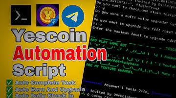 How To Increase Your Yescoin Level And Balance Before Binance Listing/Automation Script#yescoin