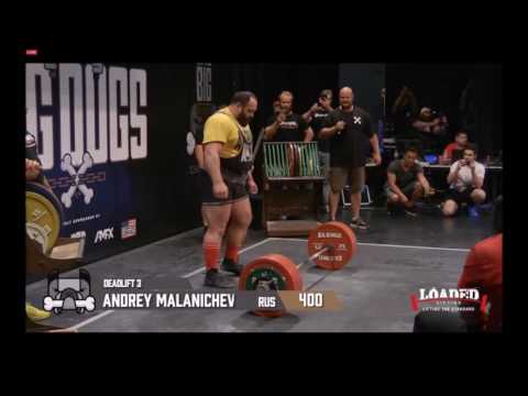 Andrey Malanichev 1140KG/2513LB WR Total *3rd Attempts, HD*