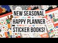 New Fall 2021 Happy Planner Seasonal Sticker Book Flip Throughs - Fall, Christmas & Happy Seasons