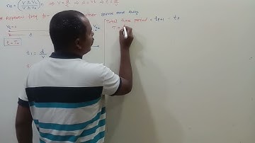 Derivation of Doppler effect | Listener Stationary and Source move away | Doppler effect easy way