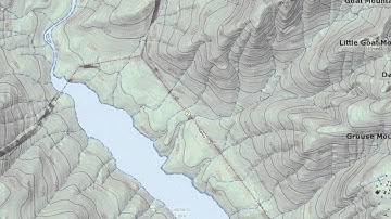 Shaded relief topographic map - Geokov Map Maker