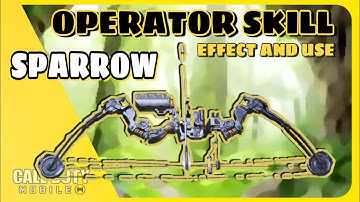 Sparrow 🔥| Operator Skills | Tips & Tricks | COD Mobile | Call of Duty | Season 10
