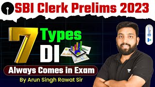 SBI Clerk Pre 2023 | Data Interpretation | 7 Types of DI | Quant by Arun Sir