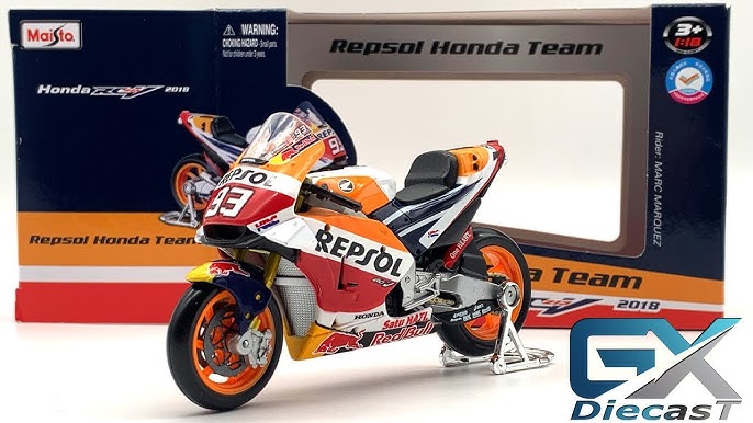 Miniatura Honda MotoGP Marc Marquez Maisto 1:18