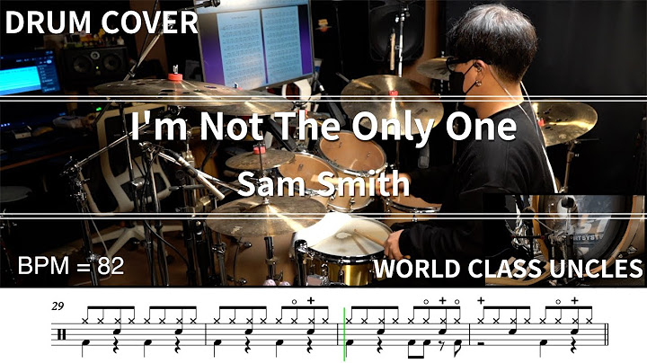 I'm Not The Only One Drums version - Drums performance video thumbnail