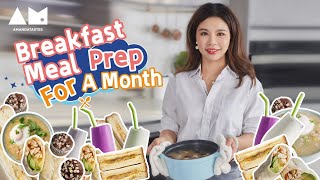 3 min Breakfast prep for 10 more min sleep in the morningㅣBreakfast Mealprep, 5 Recipes for a Month