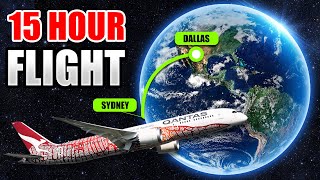 15 Hours Australia to Dallas (WORLD’S LONGEST FLIGHTS) screenshot 3