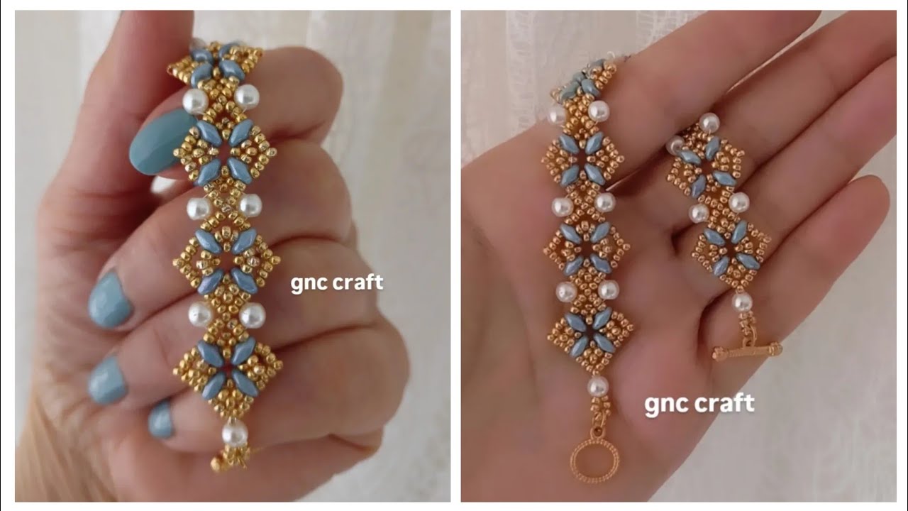 SUPERDUO BONCUKLA HARİKA BİLEKLİK YAPIMI  MAKING A GREAT BRACELET WITH SUPERDUO BEADS
