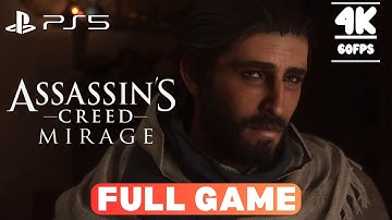 Assassins Creed Mirage Gameplay Walkthrough (PS5 4K 60FPS) Full Game | No Commentary