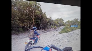 Balfour Track Tasmania Ride Honda CRF 450X and CRF 450 L  its one of the hardest tracks in Tasmania