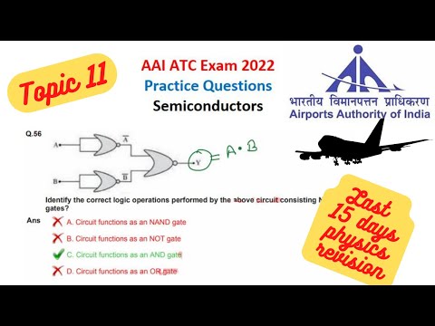 Semiconductors | Practice Questions | the Physics Vigyan | AAI ATC Exam #aaiatc #ATCPhysics #atcexam