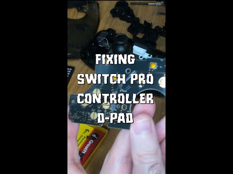 Fixing my Switch Pro controller's D-pad #shorts