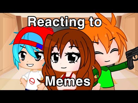 FNF react to FNF Memes || Gacha Club ||