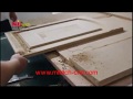 How to make kitchen cabinet wooden door by a cnc router machine