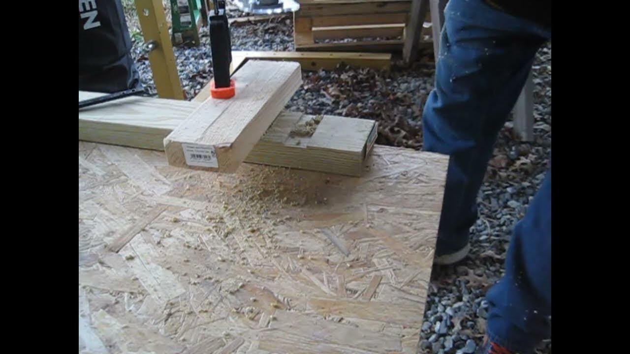 KEENTECH Mortising Router Bit in a Ryobi compact router PCL424 YouTube