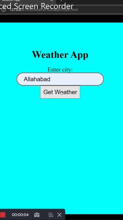 Weather app ||Html,Css,Javascript project #music - YouTube
