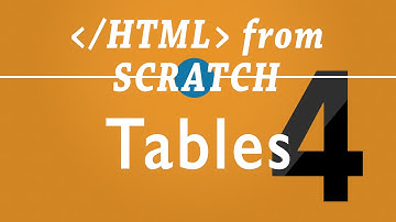 Tables in HTML | Episode 4 | HTML from scratch | Shield Eagle
