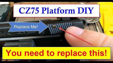CZ75 Platform DIY - The MOST important part to upgrade - Firing Pin Retaining Pin Upgrade