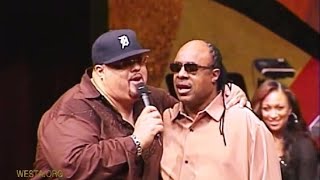 Video thumbnail of "Fred Hammond Medley and Mic Toss to Erica Campbell, Chante Moore, Tye Tribbett, Stevie Wonder"