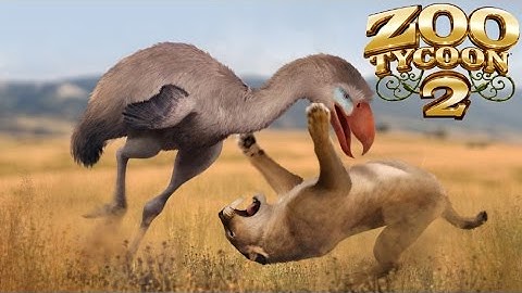 Zoo Tycoon 2: Titanis & Smilodon Exhibit Speed Build