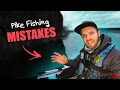 Top 5 Mistakes of PIKE FISHING❗(by both beginners and pros)