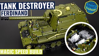 Massive Tank Destroyer Ferdinand + Subsequent Motorization - TGL 4012 (Speed Build Review)