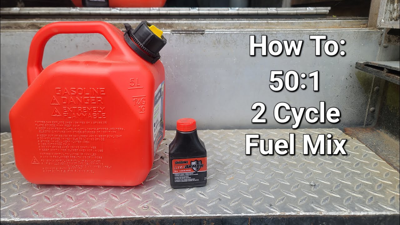 How To Make 50:1 Fuel Mix For Your 2 cycle Power Equipment  #smallenginerepair #stihl #husqvarna 