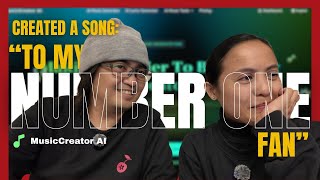 I Created A Song To My Number One Fan