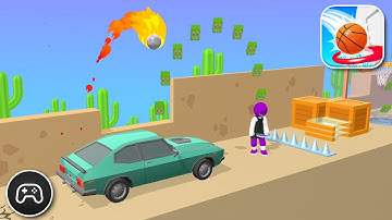 Bounce Dunk - Gameplay Walkthrough Part 56 - Casual Game Levels 191-193 (iOS, Android)