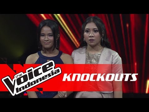 Chindy Vs Shafira | Knockouts | The Voice Indonesia GTV 2018